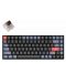 Механична клавиатура Keychron - K2 PRO HS, Brown, RGB, черна - 2t