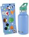 Метална бутилка Skip Hop - Blue, 380 ml - 1t