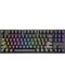 Механична клавиатура Genesis - Thor 404 TKL, Gateron yellow pro, RGB, черна - 1t