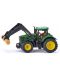 Метална играчка Siku - Трактор с щипки John Deere, зелен - 1t