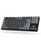 Механична клавиатура Keychron - K8, TKL Aluminum, Clicky, RGB, черна - 5t