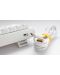 Mеханична клавиатура Ducky - One 3 Pure White SF, Clear, RGB, бяла - 6t
