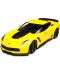 Метална кола Welly - Chevrolet Corvette Z06, 1:24, жълт - 1t