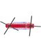 Метална играчка Siku - Транспортен хеликоптер, червен - 4t