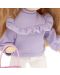 Мека кукла Orange Toys Sweet Sisters - Съни с лилав пуловер, 32 cm - 5t