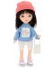 Мека кукла Orange Toys Sweet Sisters - Лилу със светлосин пуловер, 32 cm - 3t