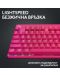 Механична клавиатура Logitech - G Pro X TKL, безжична, Tactile GX, розова - 5t