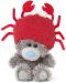 Плюшена играчка Me To You - Мече Dinky Crab, с шапка рак - 1t