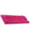 Механична клавиатура Logitech - G Pro X TKL, безжична, Tactile GX, розова - 2t