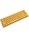 Механична клавиатура Ducky - One 3 Daybreak SF 65%, MX Silver, жълта - 2t
