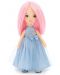 Мека кукла Orange Toys Sweet Sisters - Били със сатенена синя рокля, 32 cm - 3t