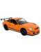 Метална кола Welly - Porsche 911 GT3, 1:24, оранжева - 1t