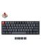 Механична клавиатура Keychron - K12 H-S, White LED, Gateron Red, сива - 2t