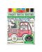 Детска книжка Melissa & Doug - Мога да рисувам с вода, превозни средства - 1t