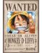 Метален постер ABYstyle Animation: One Piece - Luffy Wanted Poster - 1t