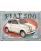 Метална табелка Nostalgic Art - Fiat 500, Торино - 1t