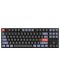 Механична клавиатура Keychron - K8 Pro HS TKL, Brown, RGB, черна - 3t