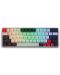 Механична клавиатура Spartan Gear - Pegasus 2, безжична, Red, RGB, бяла/сива - 1t