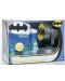 Мини прожектираща лампа Fizz Creations DC Comics: Batman - Bat Signal, 12 cm + UK към EU преходник - 2t