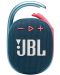 Портативна колонка JBL - CLIP 4, синя/розова - 1t