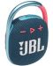 Портативна колонка JBL - CLIP 4, синя/розова - 2t