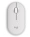 Мишка Logitech - Pebble Mouse 2 M350s, оптична, безжична, White - 1t