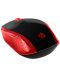 Мишка HP - 200 Emprs, оптична, безжична, червена/черна - 2t