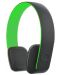 Безжични слушалки с микрофон Microlab - T2, черни/зелени - 2t