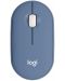 Мишка Logitech - Pebble M350, оптична, безжична, Blueberry - 2t
