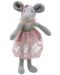 Парцалена кукла The Puppet Company - Танцуваща мишчица, в розова дрешка, 38 cm - 1t