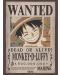 Мини плакат GB eye Animation: One Piece - Luffy Wanted Poster - 1t