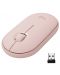 Мишка Logitech - Pebble M350, оптична, безжична, розова - 1t