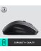 Мишка Logitech - M705, оптична, безжична, черна - 6t