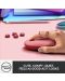 Мишка Logitech - POP, оптична, безжична, розова - 4t