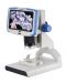 Микроскоп Levenhuk - Rainbow DM500 LCD, дигитален, бял - 1t