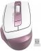 Мишка A4tech - Fstyler FG35, оптична, безжична, бяла/розова - 1t