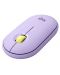Мишка Logitech - Pebble M350, оптична, безжична, Lavender Lemonade - 1t