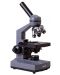 Микроскоп Levenhuk - 320 BASE, монокулярен, сив/черен - 7t