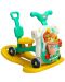 Многофункционална проходилка 5 в 1 Caretero Toyz - Turquise  - 1t