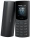 Мобилен телефон Nokia - 105 TA-1557, 1.8'', 4MB/4MB, черен - 2t