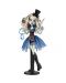 Кукла Mattel Monster High Freak Du Chic: Франки Щайн със синя рокля - 4t