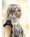 Метален постер Displate - MovieTV: Game of Thrones, Mother of dragons - 1t
