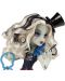 Кукла Mattel Monster High Freak Du Chic: Франки Щайн със синя рокля - 2t