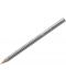 Молив Faber Castell - Jumbo Grip, металик, сребрист - 1t