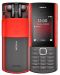 Мобилен телефон Nokia - 5710 Xpress Audio 4G, 2.4'', черен/червен - 1t