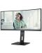 Монитор AOC - CU34P3CV, 34'', UWQHD, VA, Curved, Anti-Glare, черен - 3t