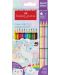 Моливи Faber-Castell Grip 2001 - 10+3 блестящи цвята - 1t