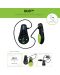 MP3 плеър Finis - Duo, 4GB, черен/зелен - 7t