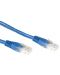 Мрежови кабел ACT - IB8603, RJ45/RJ45, 3m, син - 2t