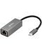 Мрежови адаптер Sandberg - 136-04, USB-C/RJ45, 1000Mbps, сив - 1t